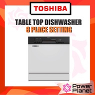 Toshiba Dishwasher DW-08T3(S)-MY table top 8 Place settings DW08T3SMY Turbo Heat Drying