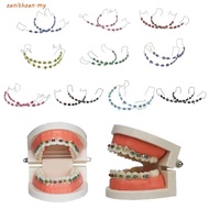 ZENITHZEN Temporary Tooth Decoration, Dental Decorations with Box Orthodontic Ligature Ties, Accesso