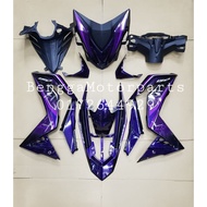 Rs150 V1 & V2 Cover Set Custom Purple kilat
