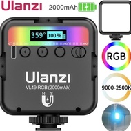 Ulanzi Vl49 Mini Rgb Led Video Light Portable Pocket Photography Light