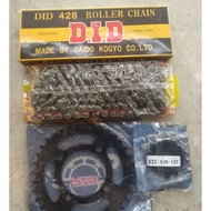 SPROCKET 1 SET CHAIN DID YAMAHA Y125 LC135 SRL110 RXZ