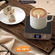 BEAUTYSTARTING 45-70C/113-158F Cup Heater Mug Warmer 5 Gear Hot Tea Makers Heating Coaster Electric 
