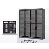 Almari Baju Almari Pakaian Wardrobe 8x8 kaki