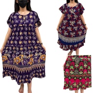 BAJU BATIK DRESS WOMEN PLUS SIZE/BAJU BATIK NIGHTY SIZE BESAR INDONESIA ALADDIN GOOD QUALITY READY S