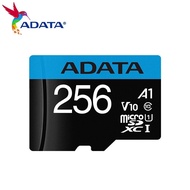 [HOT TALQQQWWEGE 583]ADATA Micro การ์ด SD 256GB 128GB 64GB,32GB 16GB แฟลชการ์ด A1คลาสการ์ดความจำ10บัตร TF สูงสุด100เมกะไบต์/วินาทีสำหรับโทรศัพท์