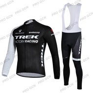 Ready stock 2pcs Cycling TREK Long sleeve short sleeve Jersey/Pant Trek Baju cycling set bike racing Bib shorts