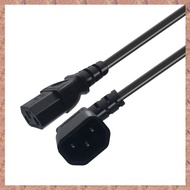 Right Angled IEC 320 C14 Male to C13 Female Cord,C14 to C13 Power Extension Cable for PDU UPS,H05VV-