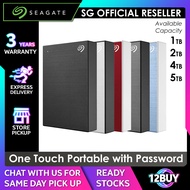 Seagate ONE TOUCH (Previously: Backup Plus) 1TB 2TB 4TB 5TB Portable Hard Disk HDD 12BUY.MEMORY 3 Years Local Warranty