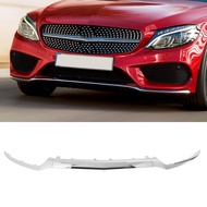 Front Bumper Lower Chrome Trim Fit for CClass W205 C205 A205 AMG C43 Enhances Styling