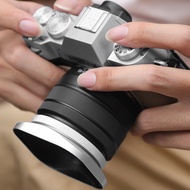 37/39/40.5/43/46/49/52mm Aluminum Alloy Square Hood SLR Micro Single Lens Mouth Cover