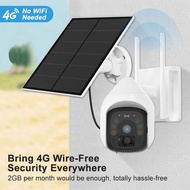 Rscamtom 4G Solar CCTV Camera For House Outdoor 360 cctv camera Wireless HD 3MP Motion Detection OKAM APP