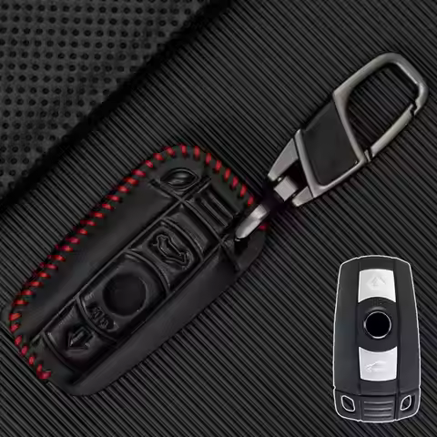 For BMW 1 3 5 6 7 Series E89 X3 X5 X6 E70 E71 E72 Z4 E60 E61 E90 E91 E93 PU Leather Key Case Cover S