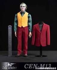 全場免運！1/6兵人公仔模型DC反派小丑紅西服西裝套裝。Joker結婚