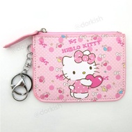 Sanrio Hello Kitty Cat Ezlink Card Pass Holder Coin Purse Key Ring