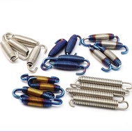 1pcs Motorcycle UNIVERSAL Exhaust Middle Pipes Springs Stainless Steel Spring Muffler Exhaust Spring