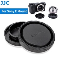 JJC Sony E-Mount Body Cap and Rear Lens Cap Kit for Sony FX30 FX3 ZV-E10 A7IV A6000 A6100 A6300 A640