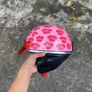 Retro Chip Helmet Kiss Motif Chrome List Free Vintage Pet Hat