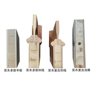 Pintu kayu berlapis cat dalaman minimalis moden, pintu dalaman komposit kayu padu, set lengkap pintu