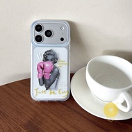 For iPhone 16 Pro Max Case TPU Phone Case For iPhone 17 Pro Max 16 15 14 13 Cover 手机壳 Aesthetic Kore