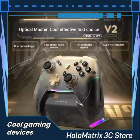 Machenike Gamepad G5Pro V2 Collector Edition Optical Gamepad Hall Joystick Custom Control PC STEAM W
