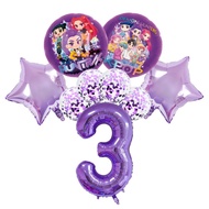 Female Singer Character Foil Party Balloons, Party Decoration Supplies Korean Idol Demon Movie Birth