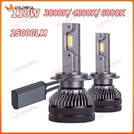 K5C 110W H7 H4 Led Bulb Car Headlight H11 Hb3 9005 Hb4 9006 9012 D2H D2S D2R D4S D4R Canbus 2pcs