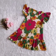 Rayon children's dress 2-3 years old/dress for children 2-3 years old