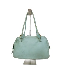 AK ANNE KLEIN แท้ กระเป๋าถือเขียวมิ้นคลาสสิกสปอต