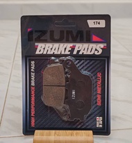 KAWASAKI NINJA 650 [2017] ~ IZUMI MOTORCYCLE REAR BRAKE PADS