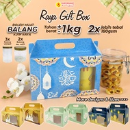 SUPERSAVE 2024 Hari Raya Box Kotak Balang Kuih Biskut Raya Aidilfitri Packaging Hamper Ramadhan Doorgift Kurma