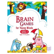Brain Games For Young Minds Level 3 (Ages 5-8 years)