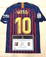 巴塞隊簽名球衣 全部帶有官方證書Messi Neymar Yamal 美斯C朗