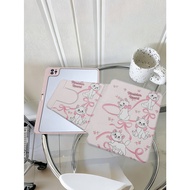 Bowknot, Mary Cat, 360 Degree Rotating, with Pen Slot, Tablet Protective Case, Suitable for Samsung 