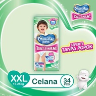 MamyPoko Pants X-tra Kering Slim Tidak Gembung XXL 34 [15-25 kg] - Popok Bayi Tipe Celana