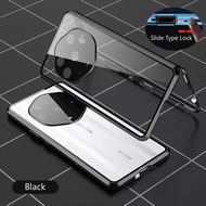 Double Sided Glass Metal Magnetic Case For VIVO V27 V29 V30 V40 Pro V27Pro V29Pro V30Pro V40Pro 5G +
