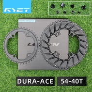 RYET 110BCD 2X Chainring Shimano 105 Ultegra Dura-Ace 11/12 Speed 50/34T 52/36T 54/40T 7075 Alloy 15