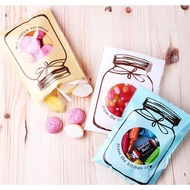 [7X10CM] 50PCS Tricolour Bottle Packaging Self Adhesive Plastic Bag 瓶子自粘饼干包装袋 Botol Plastik Beg Bisk