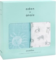 aden + anais ASWC20014J Baby Gift Baby Gift Moslin Swaddle, Swaddle, Swaddle, 47.2 x 47.2 inches (12