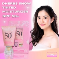 DHERBS SNOW Tinted Moister Tone-Up Sunscreen Light Texture Sun Protection Suitable For Daily SPF50+
