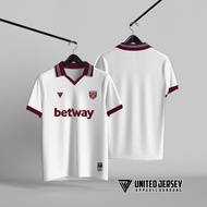 jersey vintage west Ham United away full printing free nama dan nomor