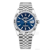 ROLEX-ROLEX Log Blue Pit Pattern 36mm Men Women Unisex Watch Noble Exquisite Diamond Watch Japan Imp