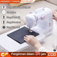 MESIN NEW EF MINI PORTABLE SEWING MACHINE 505A - SEWING MACHINE 12 ORIGINAL QUALITY SEWING PATTERNS