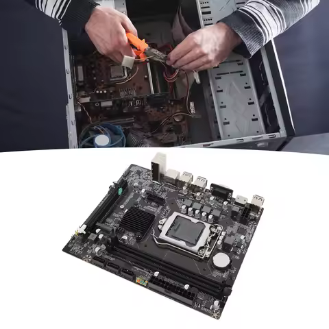 Computer Mother Board ITX H110 Computer Motherboard DDR4 USB3.0 M.2 Nvme Gaming Mainboard for LGA 11