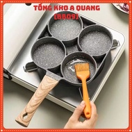 4-compartment, 4-hole, non-stick frying pan for eggs and cakes - 4-compartment non-stick pan
