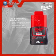 Milwaukee M12™ 3.0Ah Battery (Model:M12 B3)