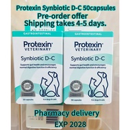 50box SALE🔥Protexin Synbiotic D-C for Dogs and Cats ( 50 capsules)