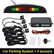 4 Parking Sensor Car Reverse Backup LED Display Car Auto Car Parking Radar Monitor Detector System