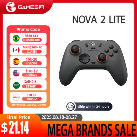 GameSir Nova 2 Lite Multi-Platform Wireless Game Controller for Switch, PC, Android and iOS