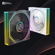 JUNGLE LEOPARD PRISM 4RS Ultra ARGB REVERSE 120mm Single Fan Case - Black / White - GK