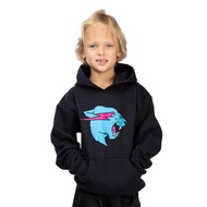 Kids Hoodie, Brushed Kids Fleece, Mr Beast Logo Design Kids Sweatshirt for Boys and Girls, Gifts for